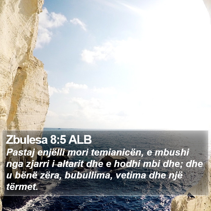 Zbulesa 8:5 ALB Bible Study