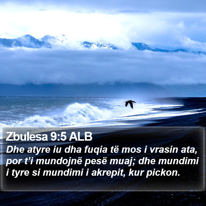 Zbulesa 9:5 ALB Bible Study