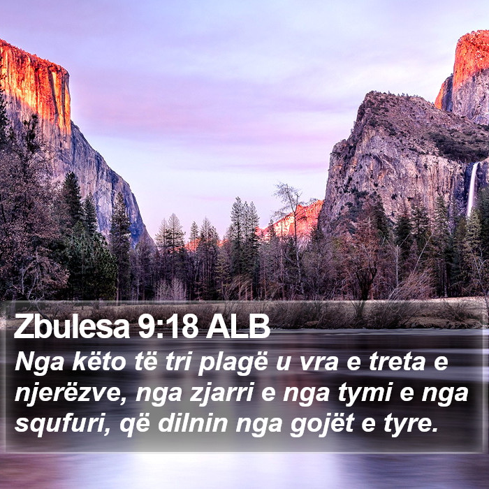 Zbulesa 9:18 ALB Bible Study