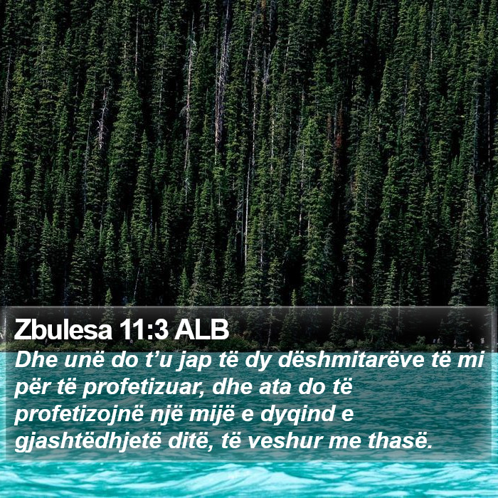 Zbulesa 11:3 ALB Bible Study