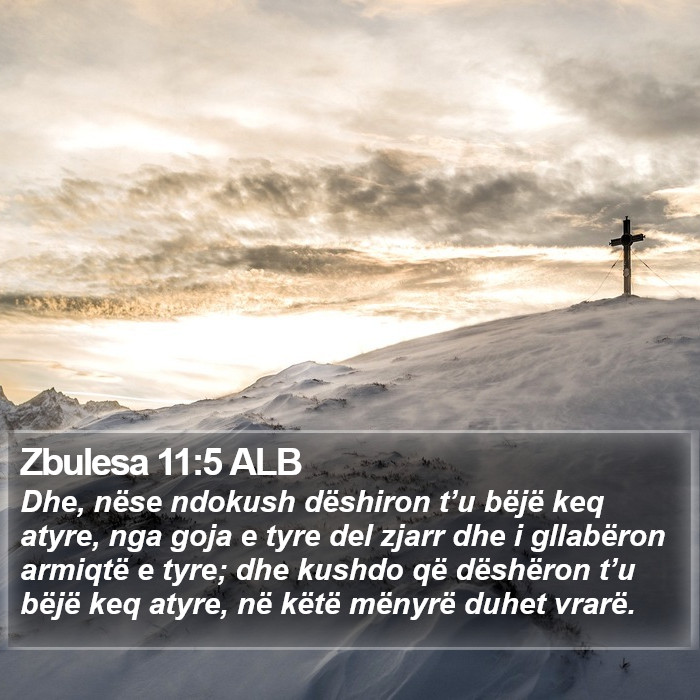 Zbulesa 11:5 ALB Bible Study
