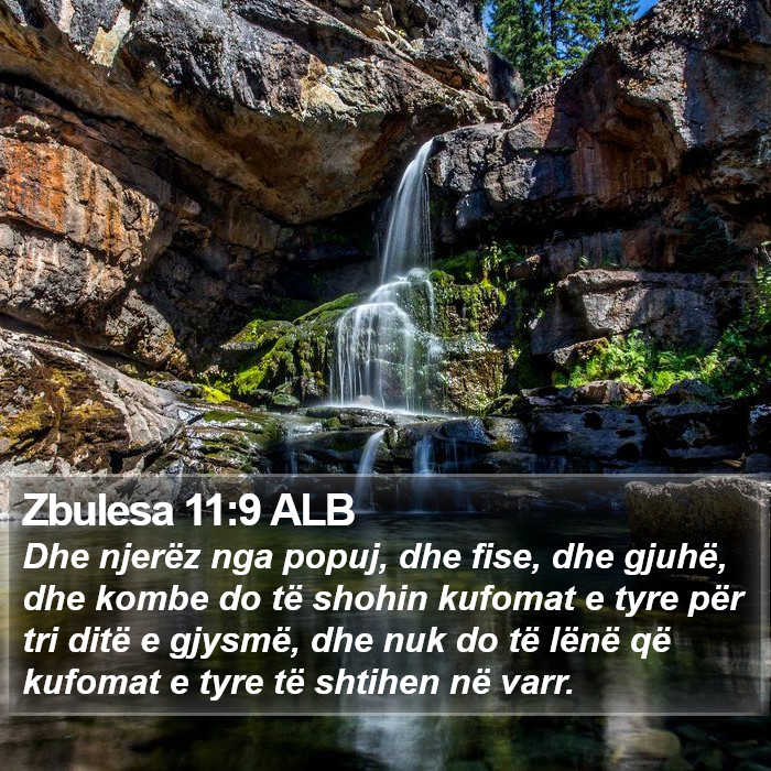 Zbulesa 11:9 ALB Bible Study