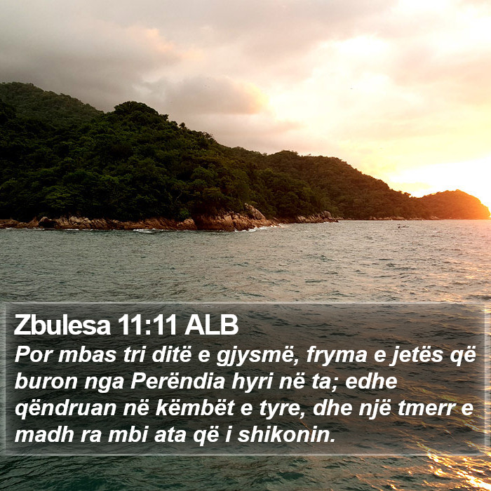 Zbulesa 11:11 ALB Bible Study