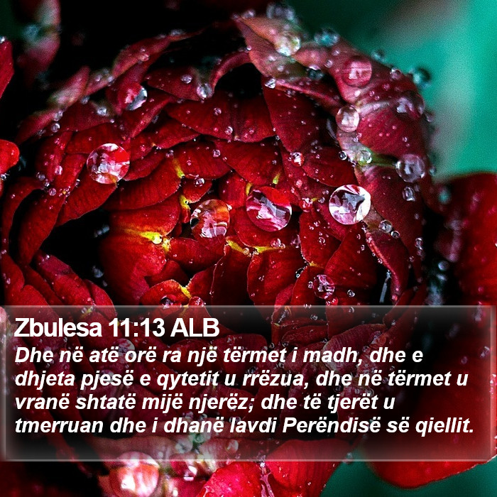 Zbulesa 11:13 ALB Bible Study