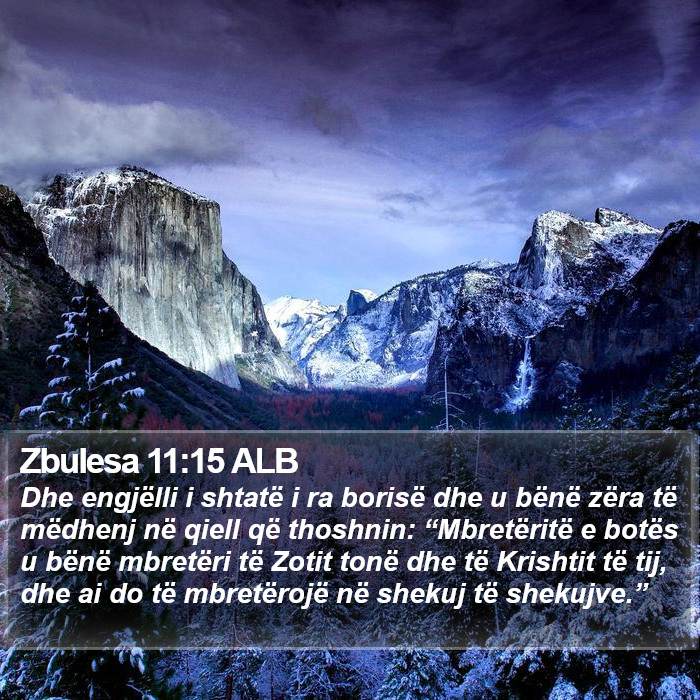 Zbulesa 11:15 ALB Bible Study
