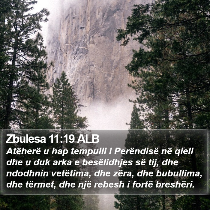 Zbulesa 11:19 ALB Bible Study