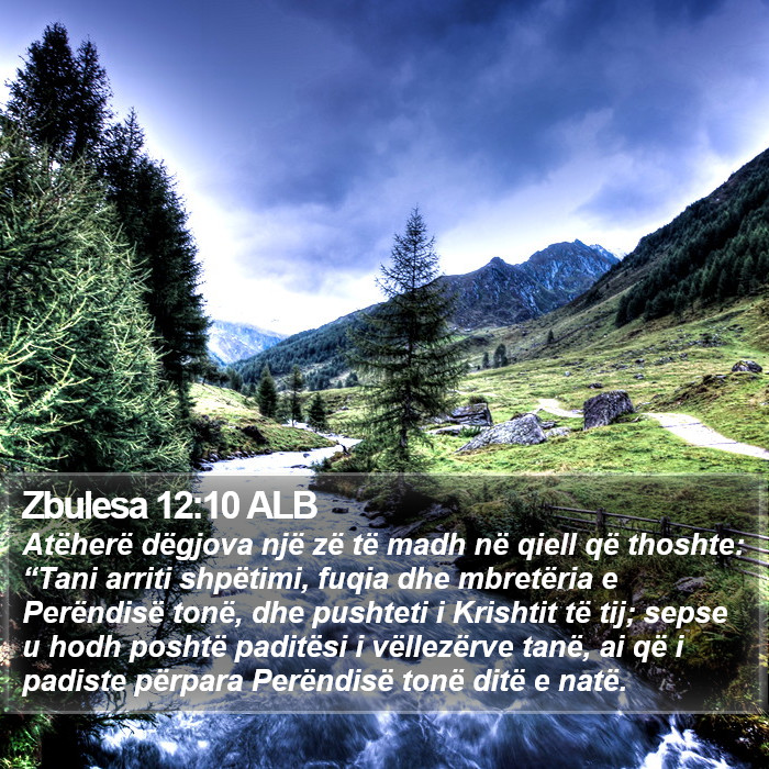 Zbulesa 12:10 ALB Bible Study