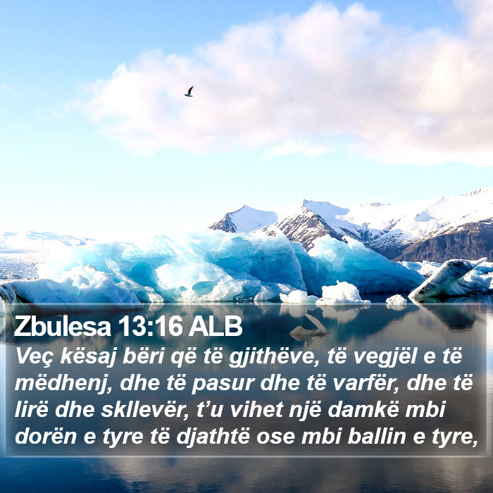Zbulesa 13:16 ALB Bible Study
