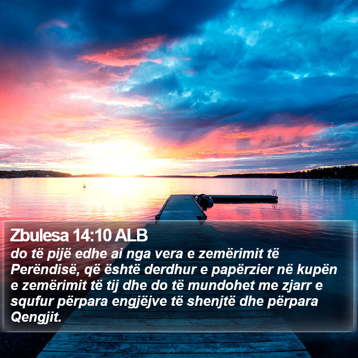 Zbulesa 14:10 ALB Bible Study