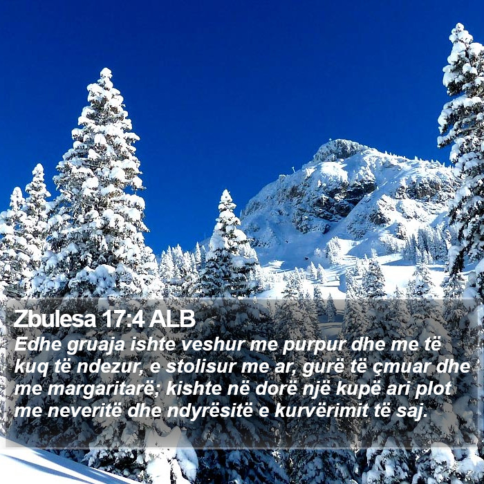 Zbulesa 17:4 ALB Bible Study