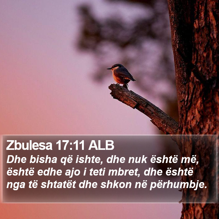 Zbulesa 17:11 ALB Bible Study