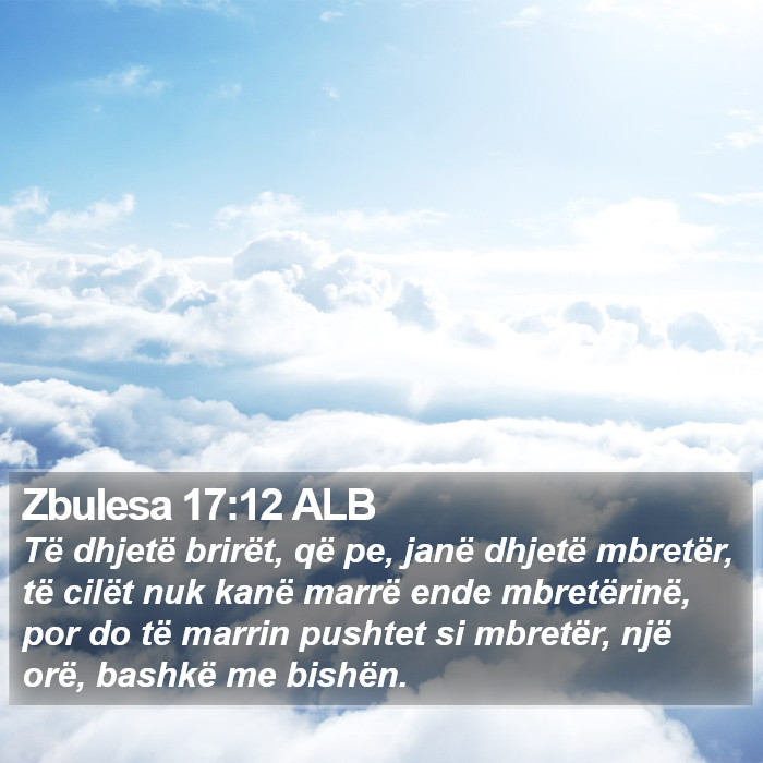 Zbulesa 17:12 ALB Bible Study