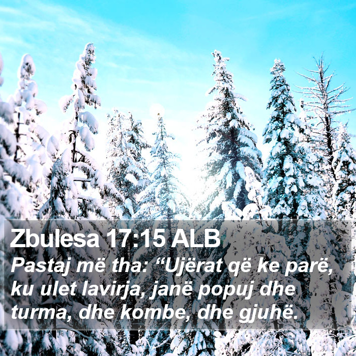 Zbulesa 17:15 ALB Bible Study