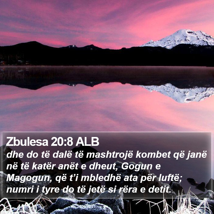 Zbulesa 20:8 ALB Bible Study