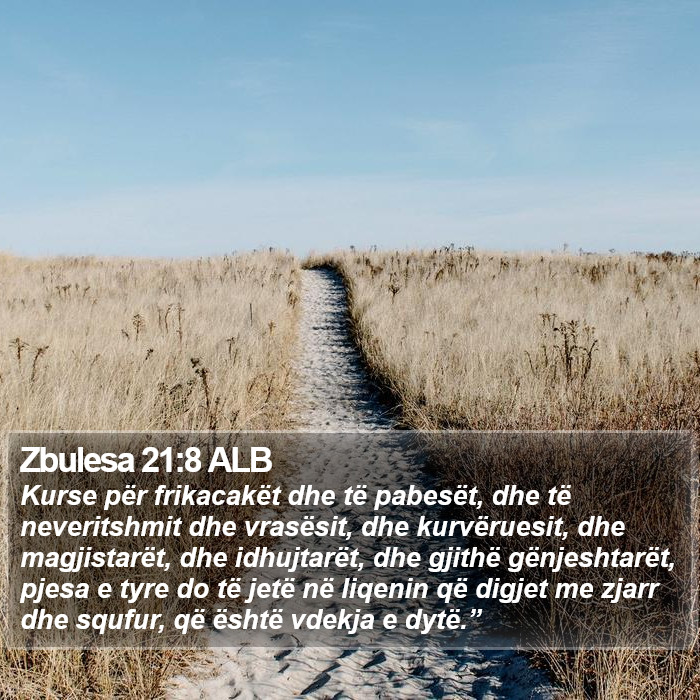 Zbulesa 21:8 ALB Bible Study