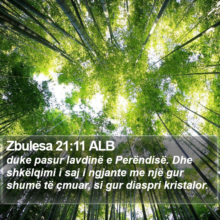 Zbulesa 21:11 ALB Bible Study