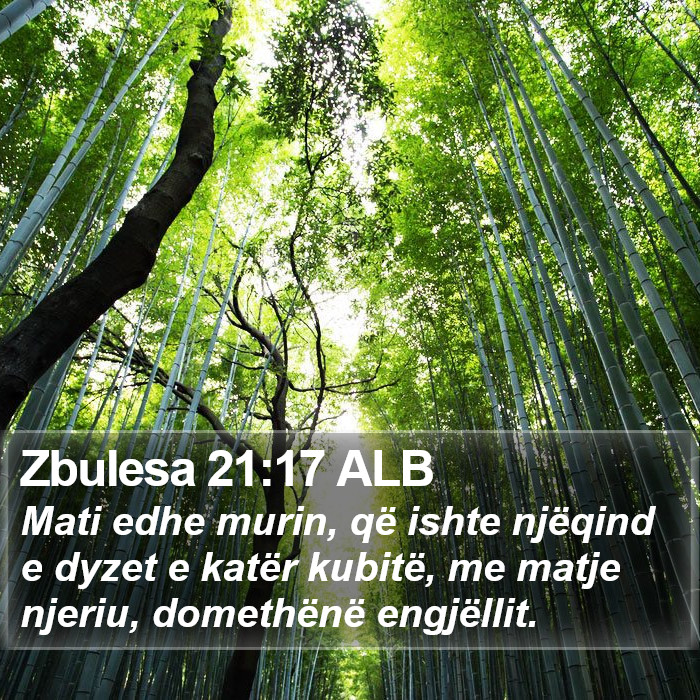 Zbulesa 21:17 ALB Bible Study